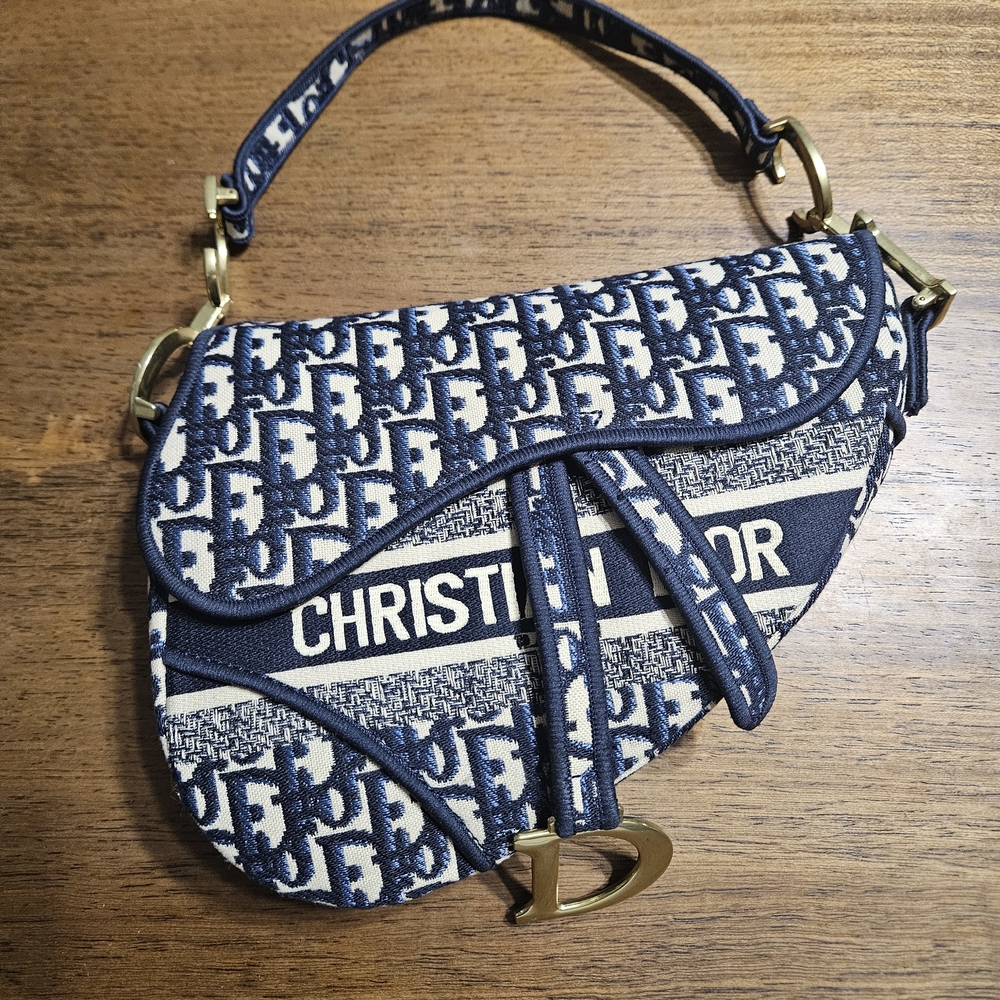 Blue Saddle Bag